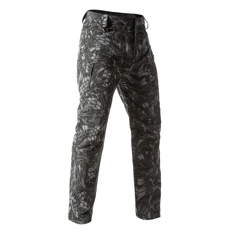 Tactical Outdoor Trousers, Water-Repellent, Multiple Pockets