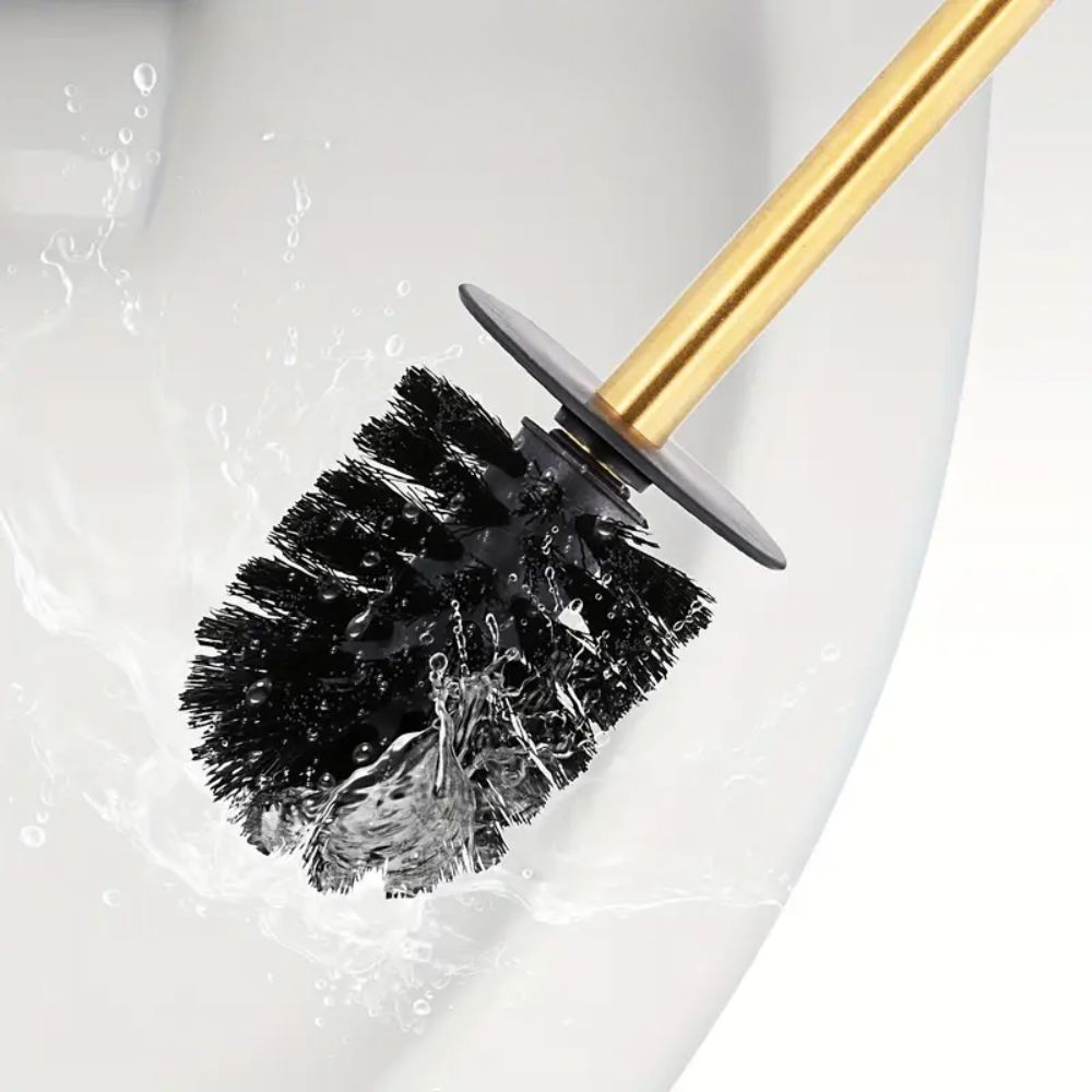 Luminara Stand Toilet Brush – Stainless Steel Design for Stylish Bathrooms