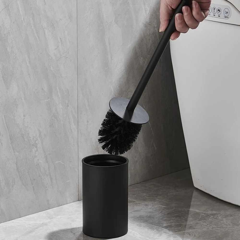 Luminara Stand Toilet Brush – Stainless Steel Design for Stylish Bathrooms