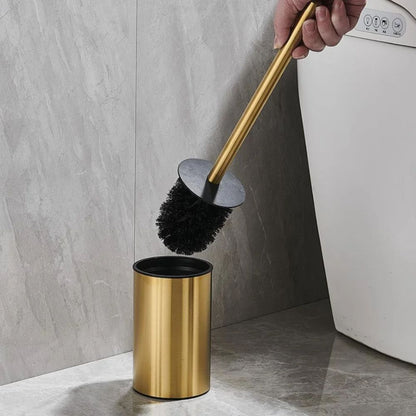 Luminara Stand Toilet Brush – Stainless Steel Design for Stylish Bathrooms