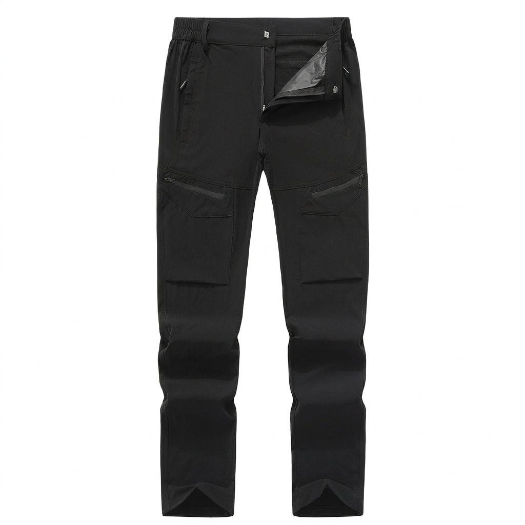 Quick-Dry Stretch Trousers, Water-Repellent & Wrinkle-Free