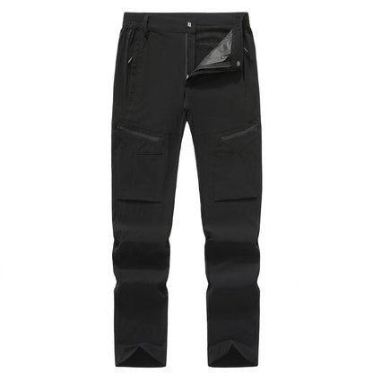 Quick-Dry Stretch Trousers, Water-Repellent & Wrinkle-Free