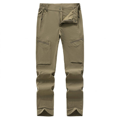 Quick-Dry Stretch Trousers, Water-Repellent & Wrinkle-Free