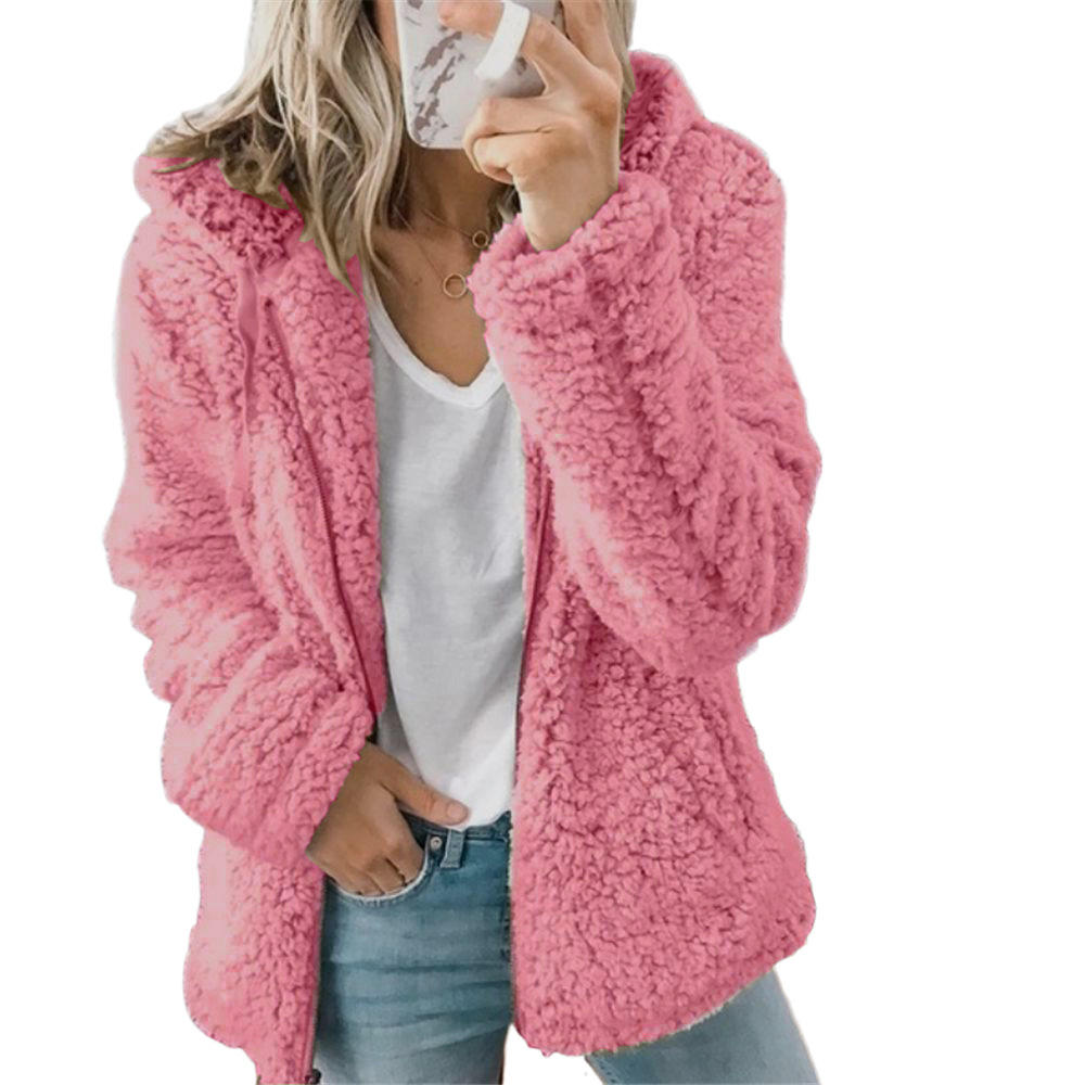 Women's jacket with hood and lining for cool days