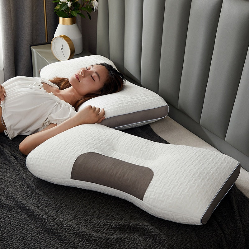 Alviora Hybrid Pillow – Neck Support for Back and Side Sleepers