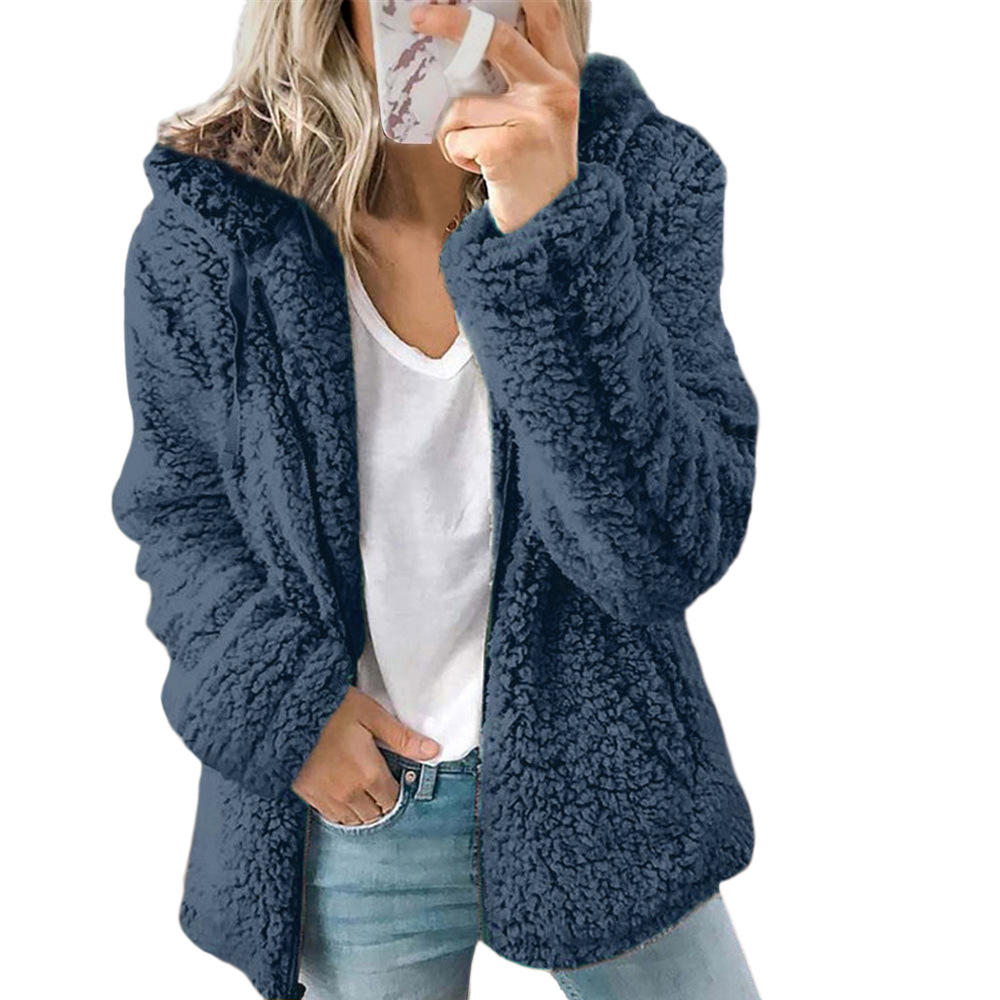 Women's jacket with hood and lining for cool days