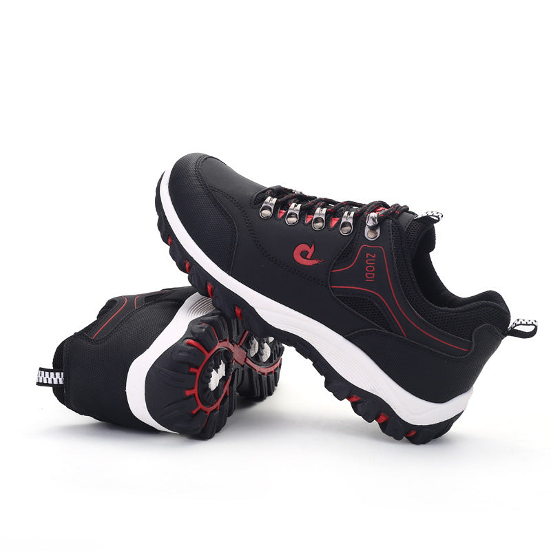 Men's Hiking Boots with Grippy Sole, Lacing