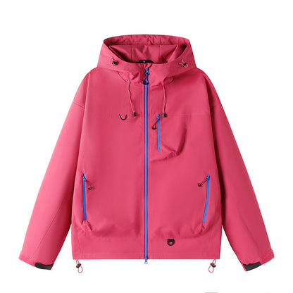 Waterproof Hooded Rain Jacket, Unisex