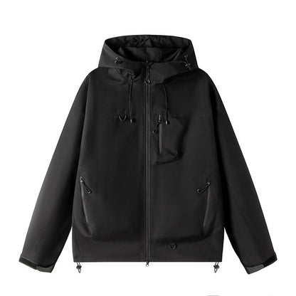 Waterproof Hooded Rain Jacket, Unisex
