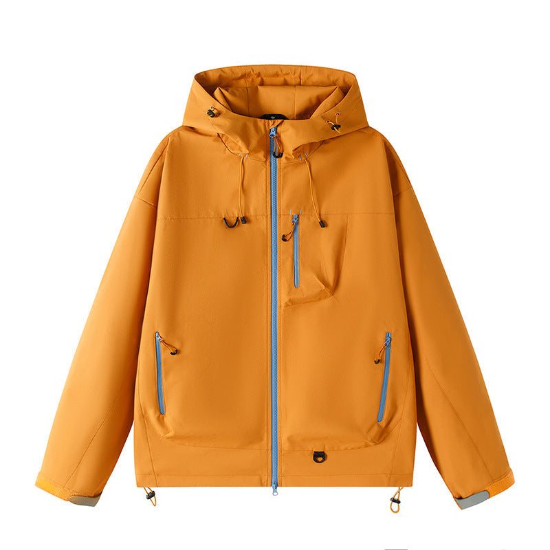 Waterproof Hooded Rain Jacket, Unisex