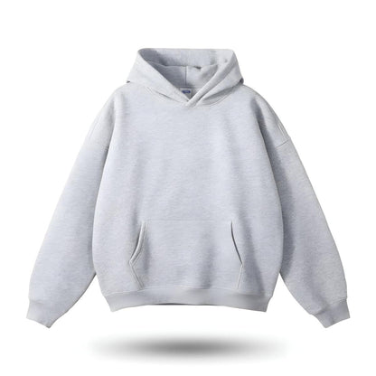 Women's hoodie with integrated weight and soft material