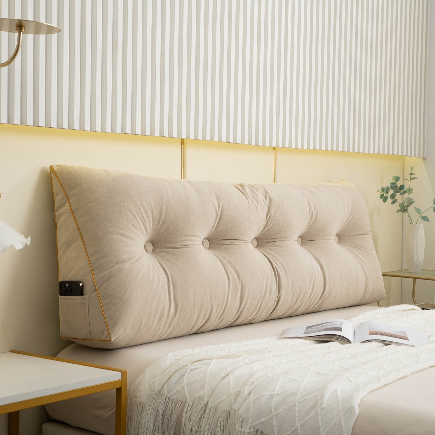 Lunara Comfort Wedge Pillow – Ergonomic & Versatile