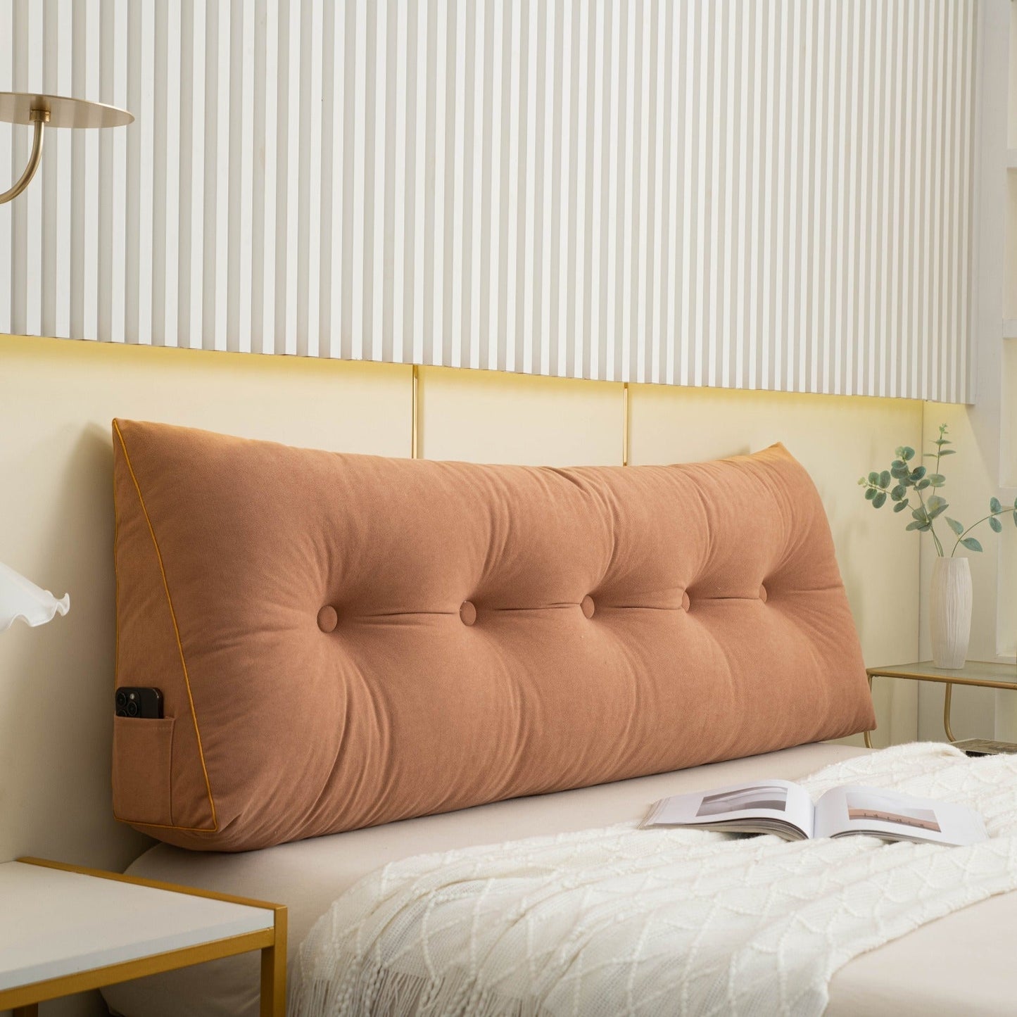Lunara Comfort Wedge Pillow – Ergonomic & Versatile