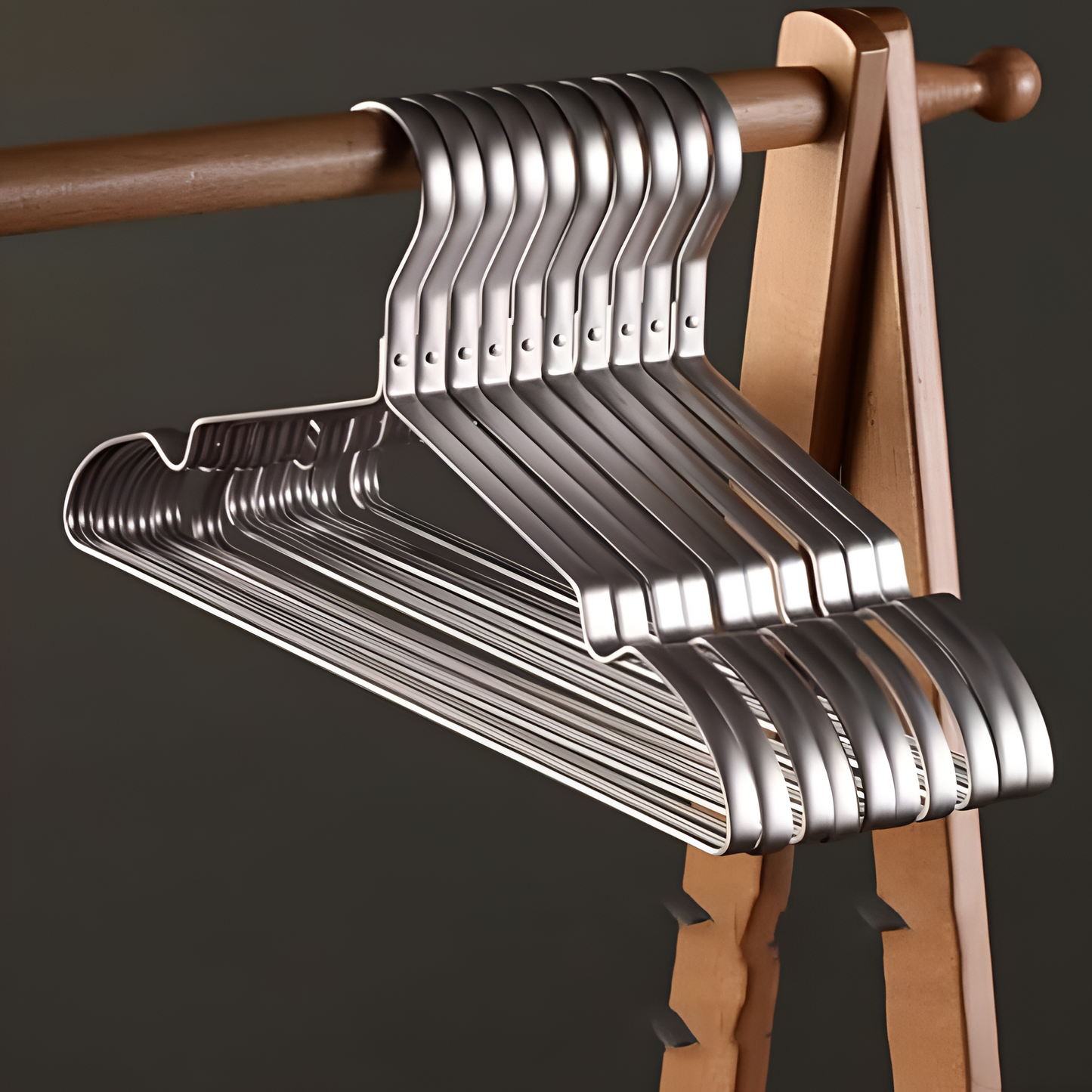 Alumero Aluminum Hangers – Non-Slip & Space-Saving