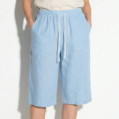 Women's capri pants with drawstring