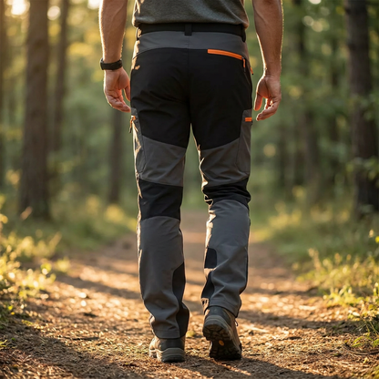 Wanderhose Hike & Haven Herren, Passform auf dem Wanderweg