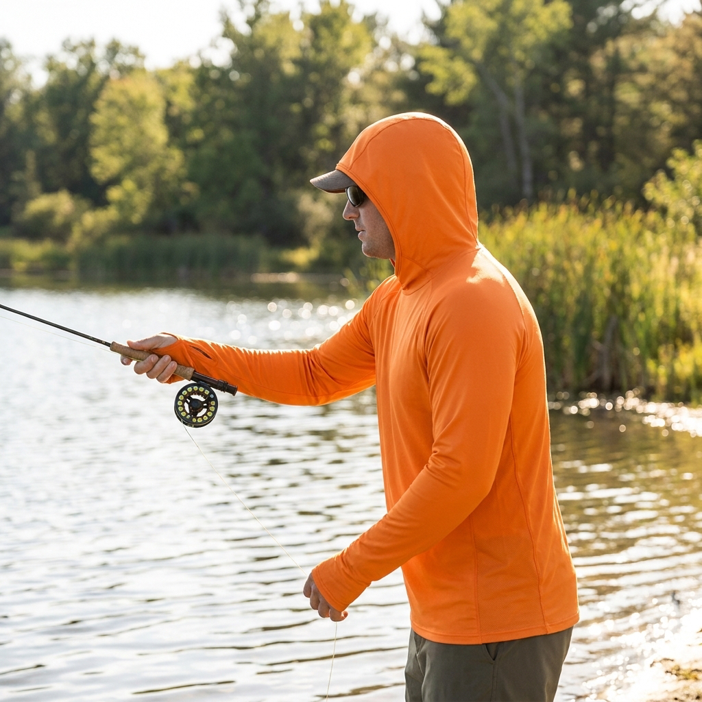 Sonnenhoodie Hike & Haven Herren, Lifestyle Angeln am See