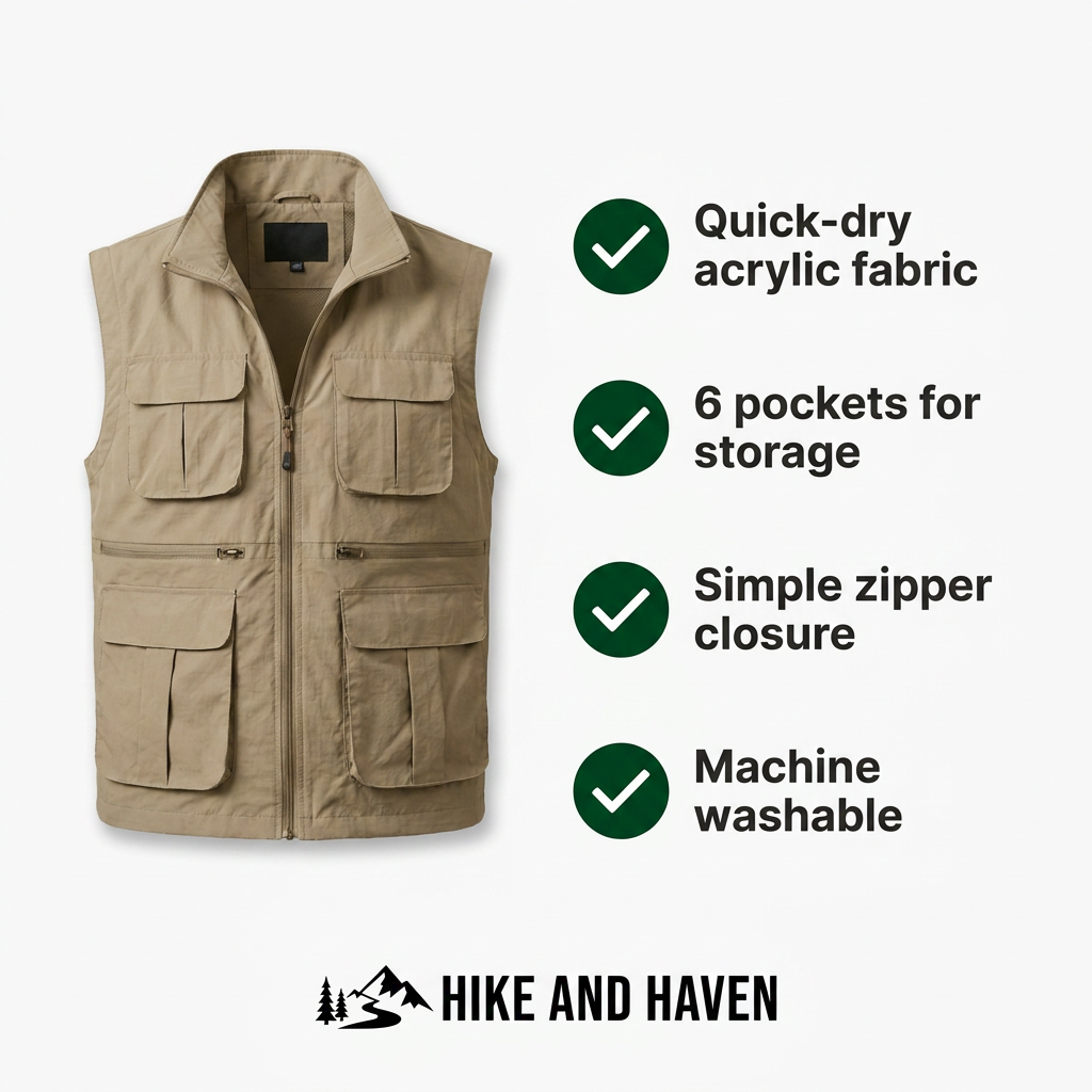 Reiseweste Hike & Haven Herren, Produktvorteile
