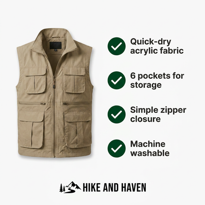 Reiseweste Hike & Haven Herren, Produktvorteile