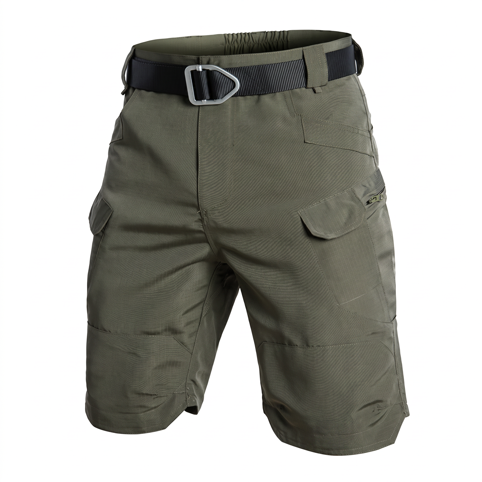 Hike & Haven Cargo-Shorts Herren Armeegruen Packshot