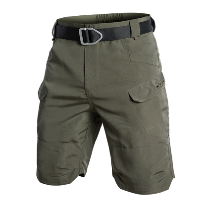 Hike & Haven Cargo-Shorts Herren Armeegruen Packshot