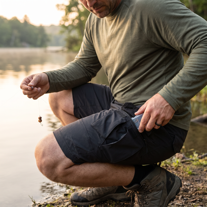 Hike & Haven Cargo-Shorts Lifestyle Angeln