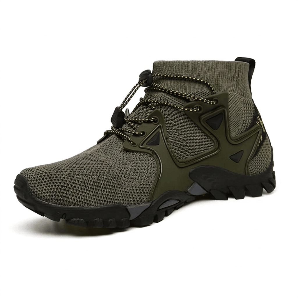 Wanderschuhe Hike & Haven Herren, Farbe Gruen, Packshot