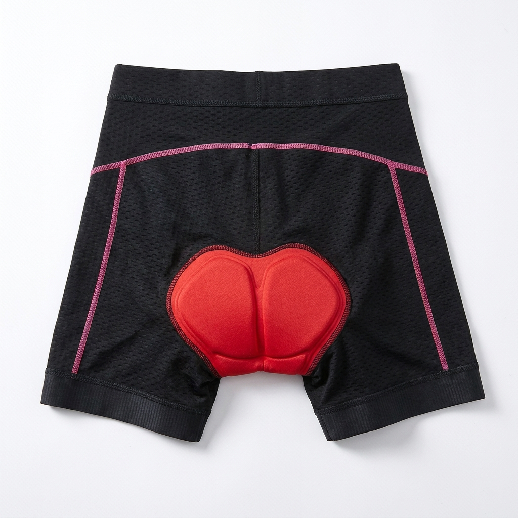 Radhose Hike & Haven Damen, Farbe Rotpink, Packshot