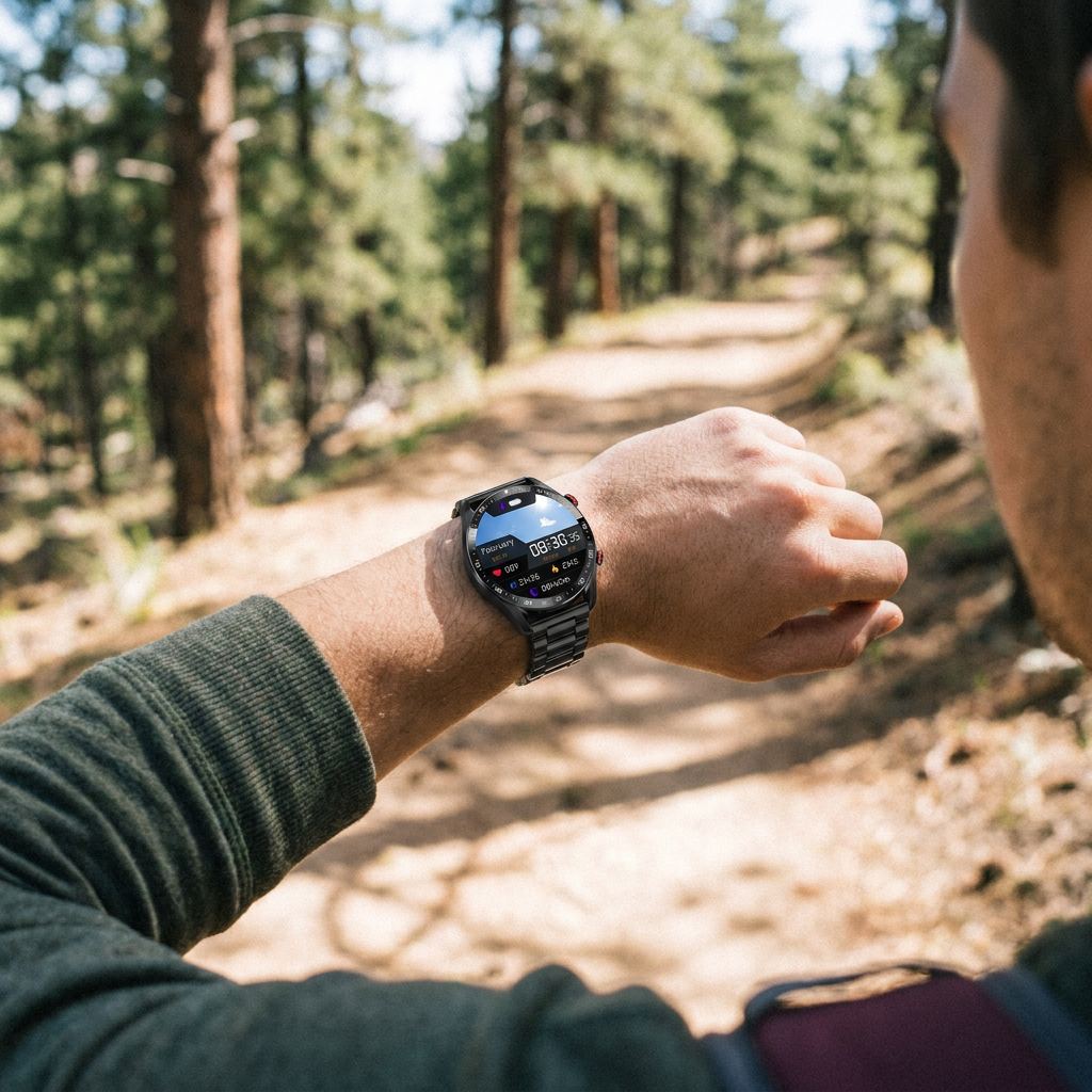 Smartwatch Hike & Haven, Lifestyle auf dem Wanderweg
