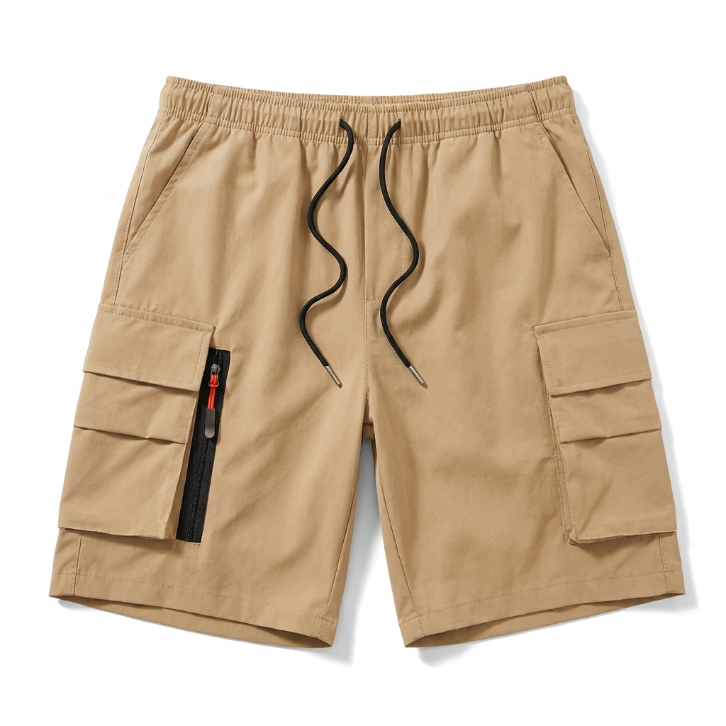 Wandershorts Hike & Haven Herren, Farbe Khaki, Packshot