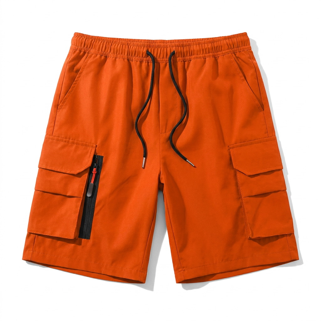 Wandershorts Hike & Haven Herren, Farbe Mandarine, Packshot