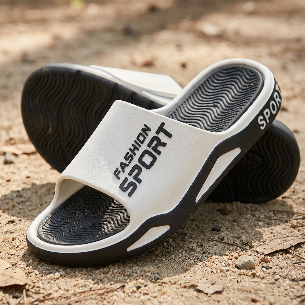 Sandalen Hike & Haven Herren, Detailaufnahme Riemen und Sohle