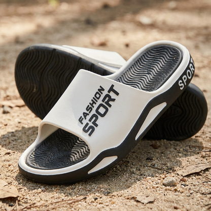 Sandalen Hike & Haven Herren, Detailaufnahme Riemen und Sohle