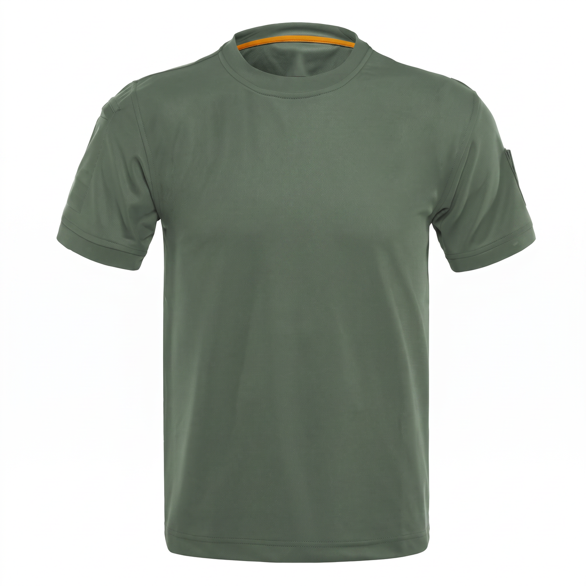 Tactical-Shirt Grün, Studiofoto vor weißem Hintergrund