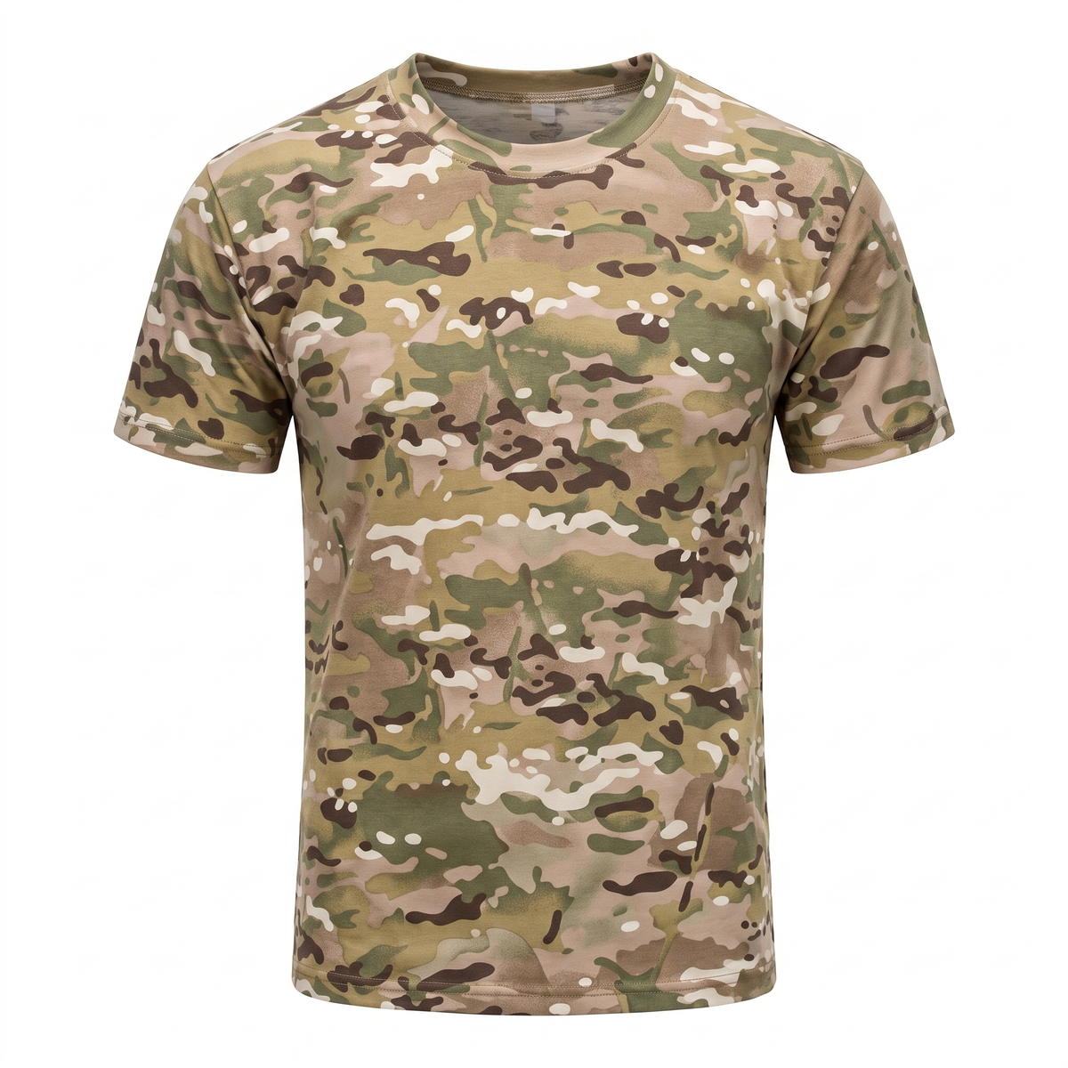 Tactical-Shirt CP-Camouflage, Studiofoto vor weißem Hintergrund