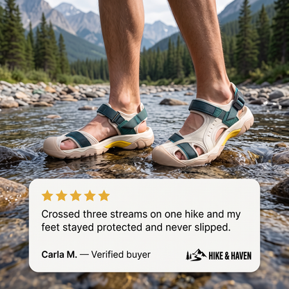 Water Sandals, Closed & Non-Slip