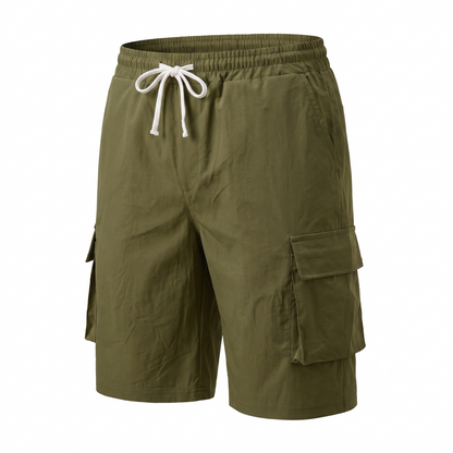Cargo-Shorts Herren, Armeegrün