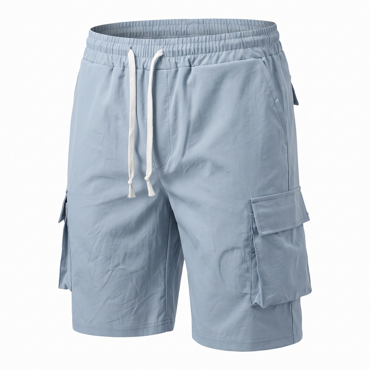 Cargo-Shorts Herren, Hellblau
