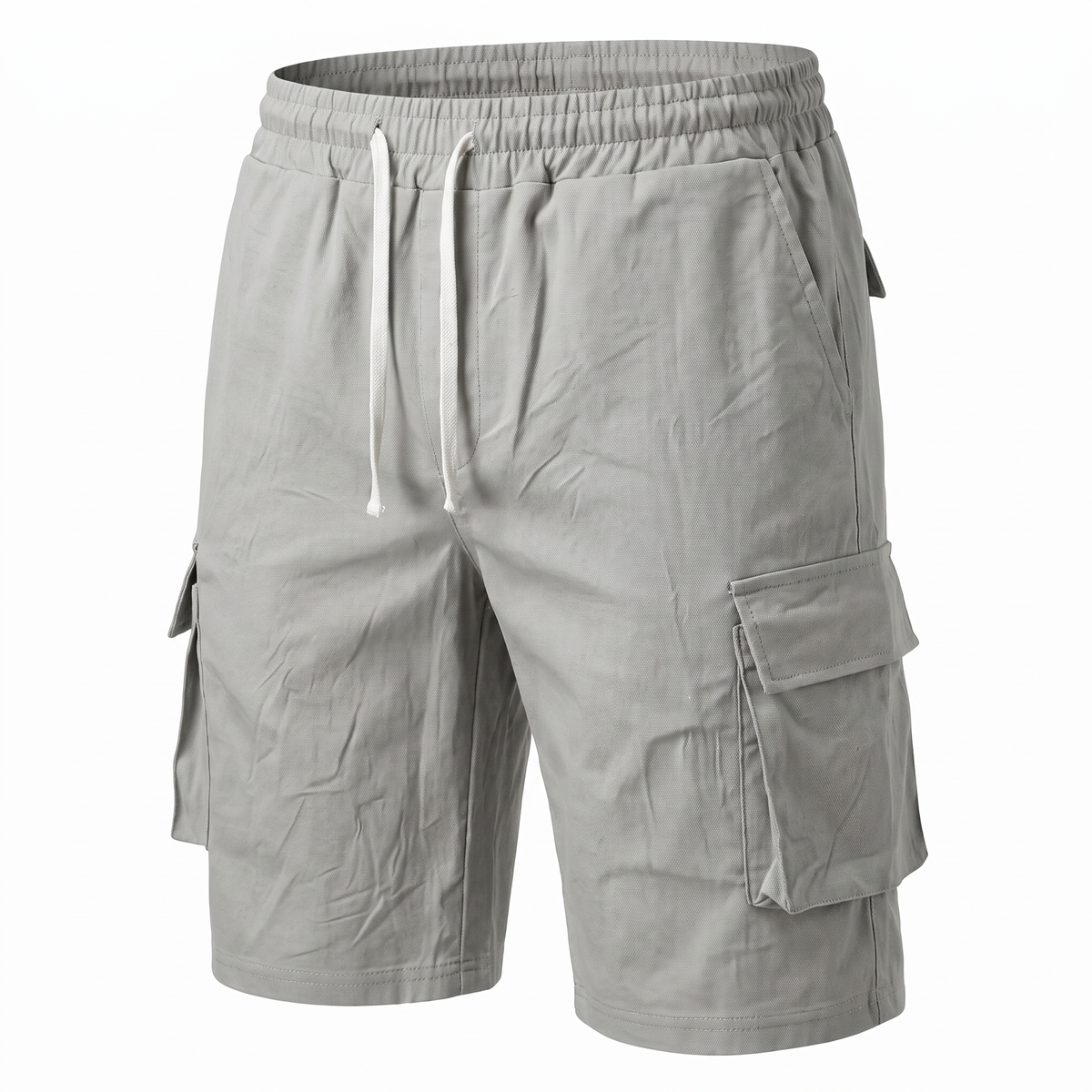 Cargo-Shorts Herren, Hellgrau