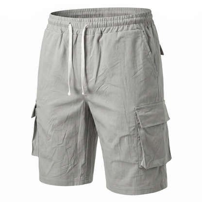 Cargo-Shorts Herren, Hellgrau
