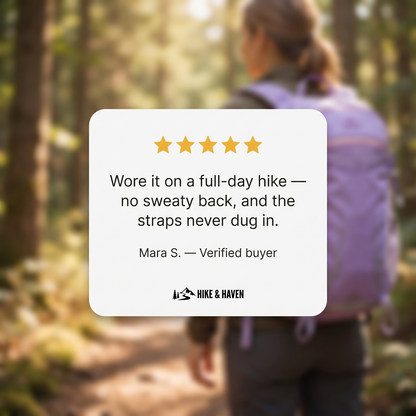 Hike & Haven Wanderrucksack Kundenbewertung