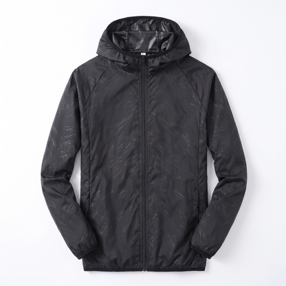 Hike & Haven Sonnenschutzjacke Schwarz Packshot