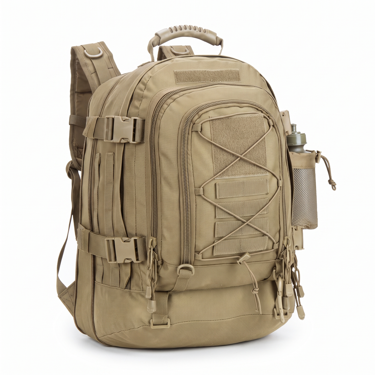 Hike & Haven Taktischer Rucksack Khaki Packshot