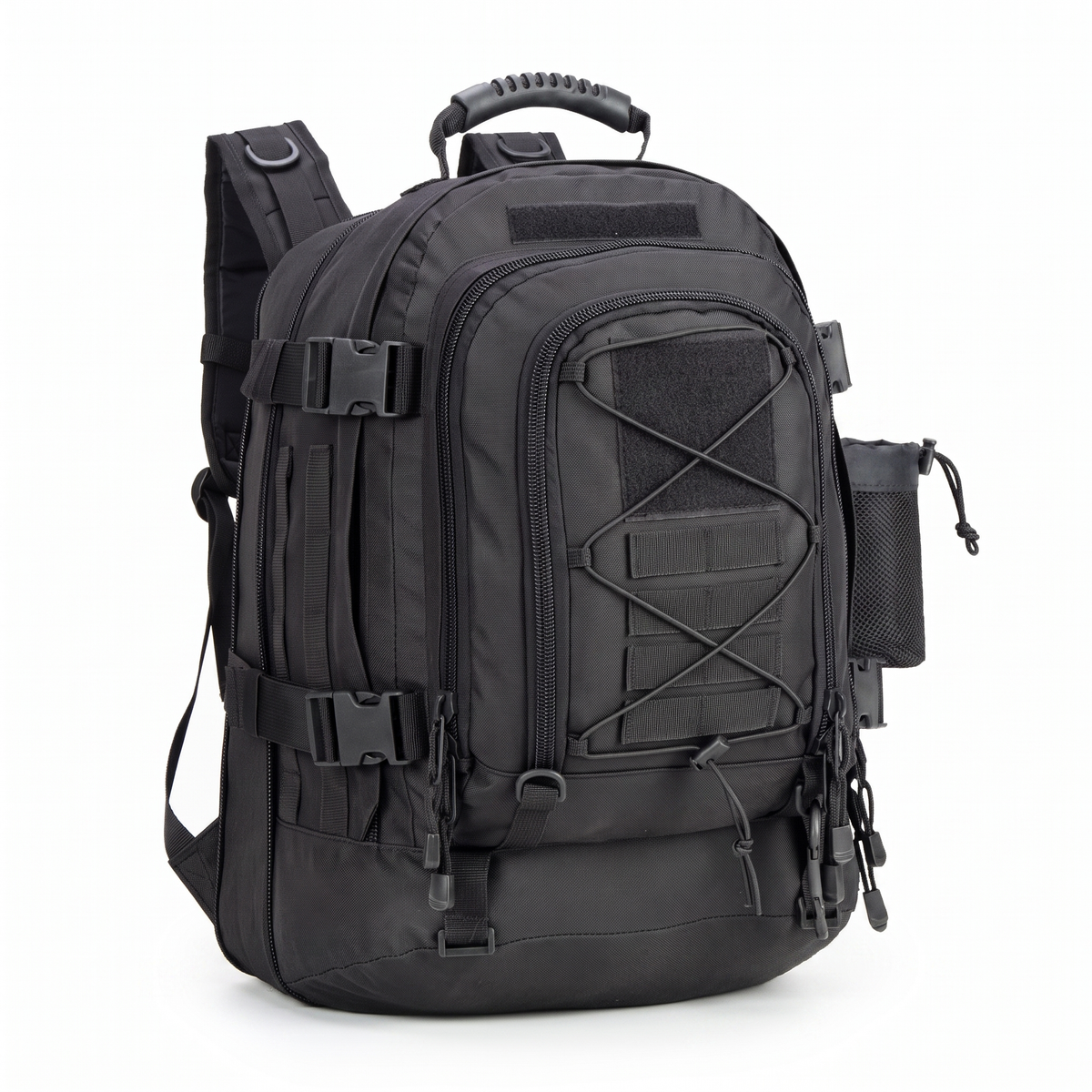 Hike & Haven Taktischer Rucksack Schwarz Packshot