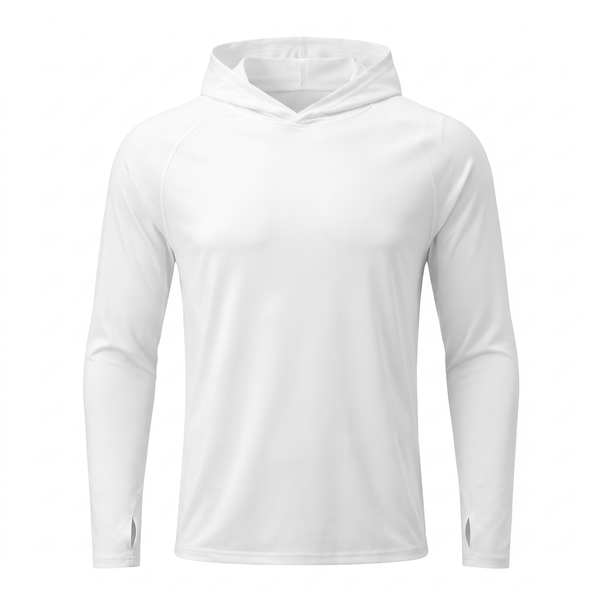 UV-Schutz-Longsleeve, Weiss