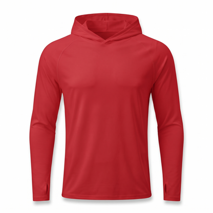 UV-Schutz-Longsleeve, Rot
