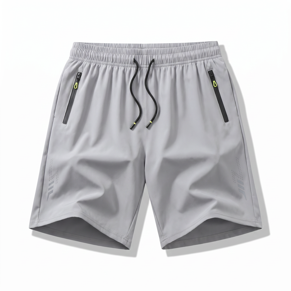 Laufshorts Herren Plus Size, Hellgrau