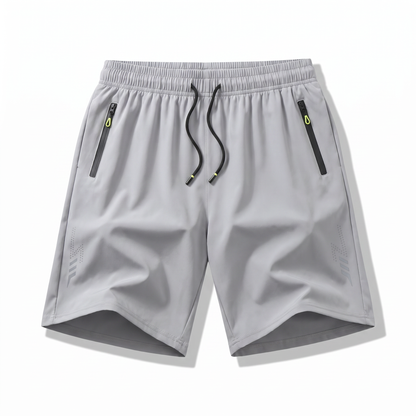 Laufshorts Herren Plus Size, Hellgrau