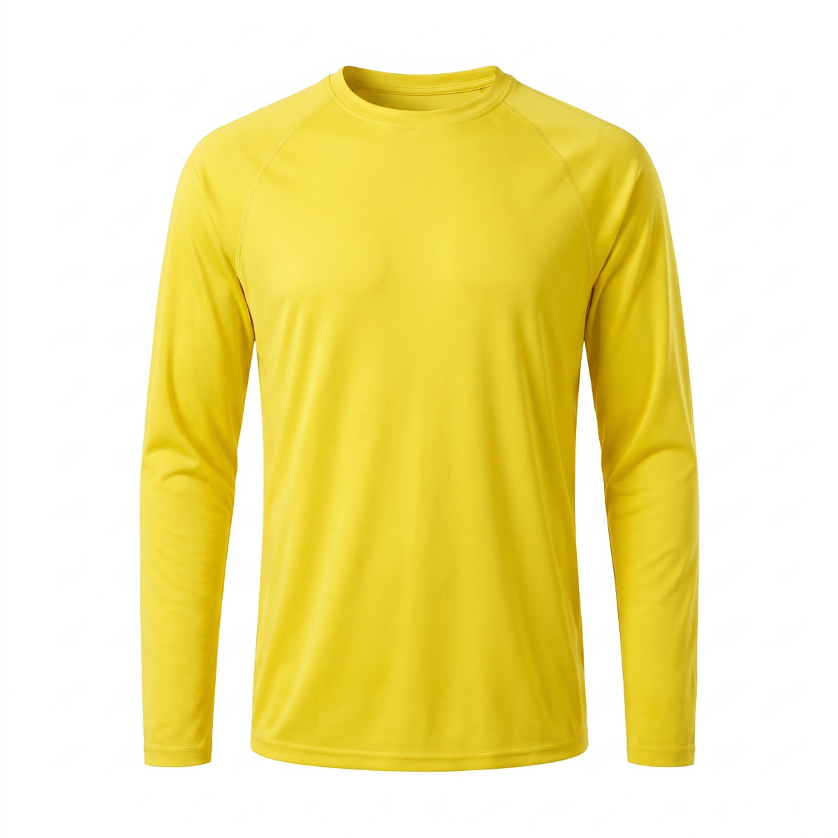 Langarm-Laufshirt Herren, Gelb