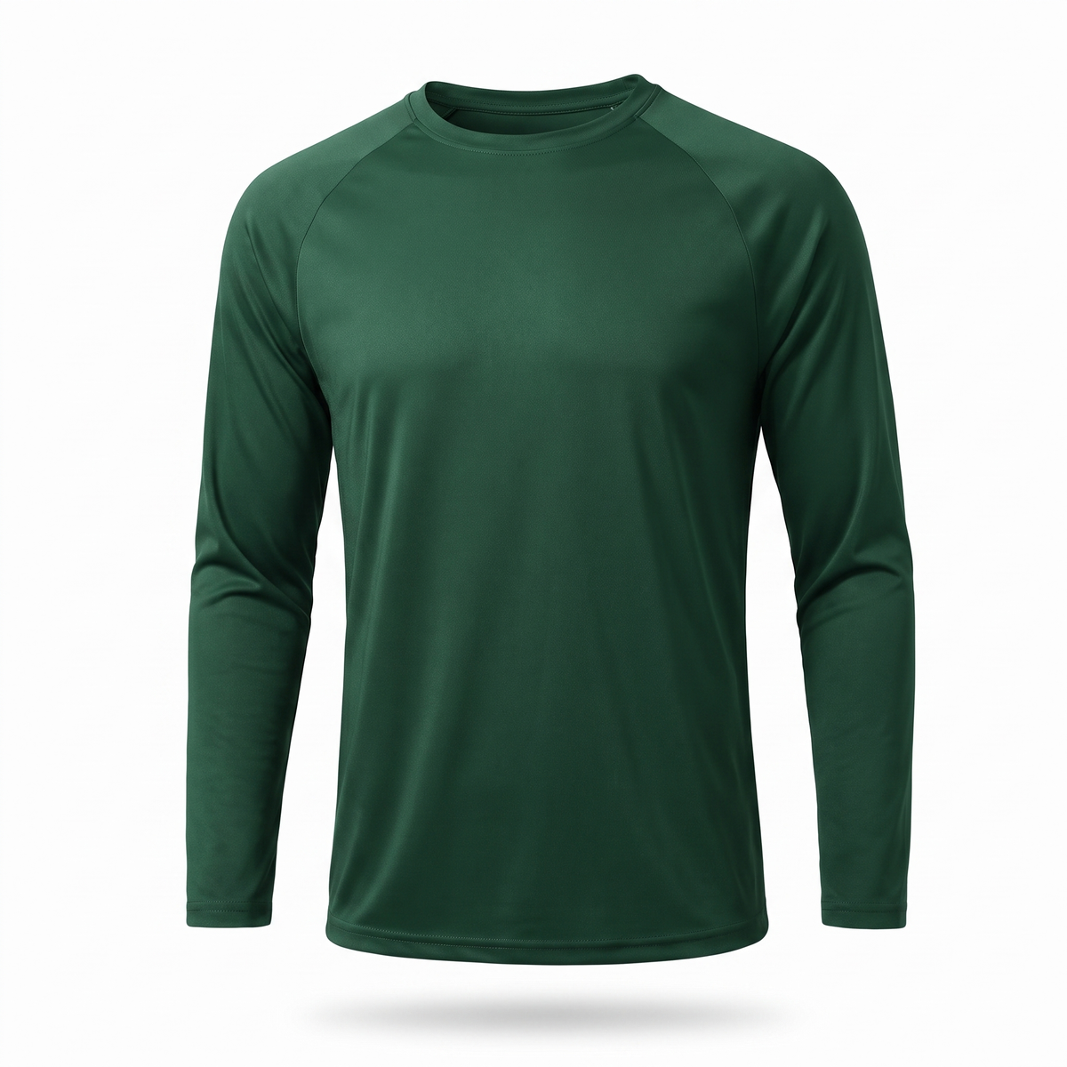 Langarm-Laufshirt Herren, Dunkelgruen
